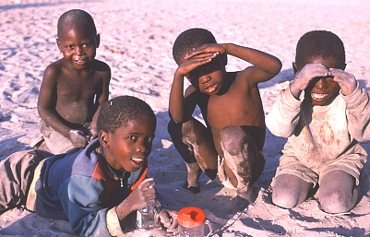 Kinder in Botswana Kinder in Botswana