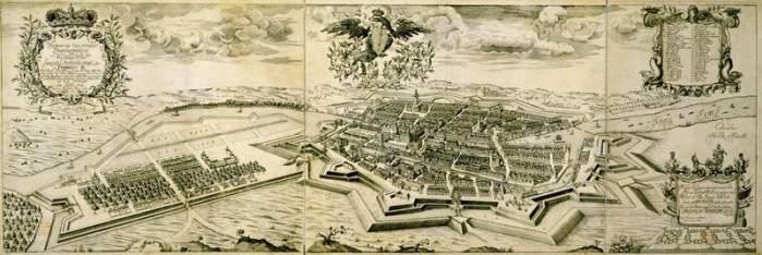 Residentia Electoralis Brandenburgica Abbildung 6: Residentia Electoralis Brandenburgica … Plan der Residenzstadt Berlin von Johann Bernhard Schultz aus dem Jahr 1688