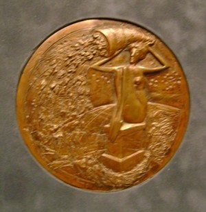 Bronzeplakette