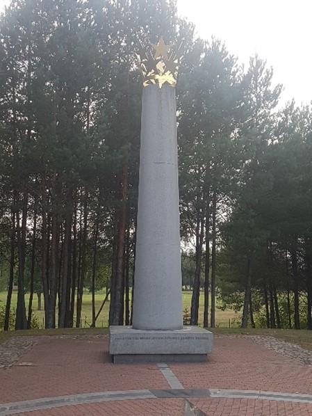 Europäischer Mittelpunkt nördlich von Vilnius